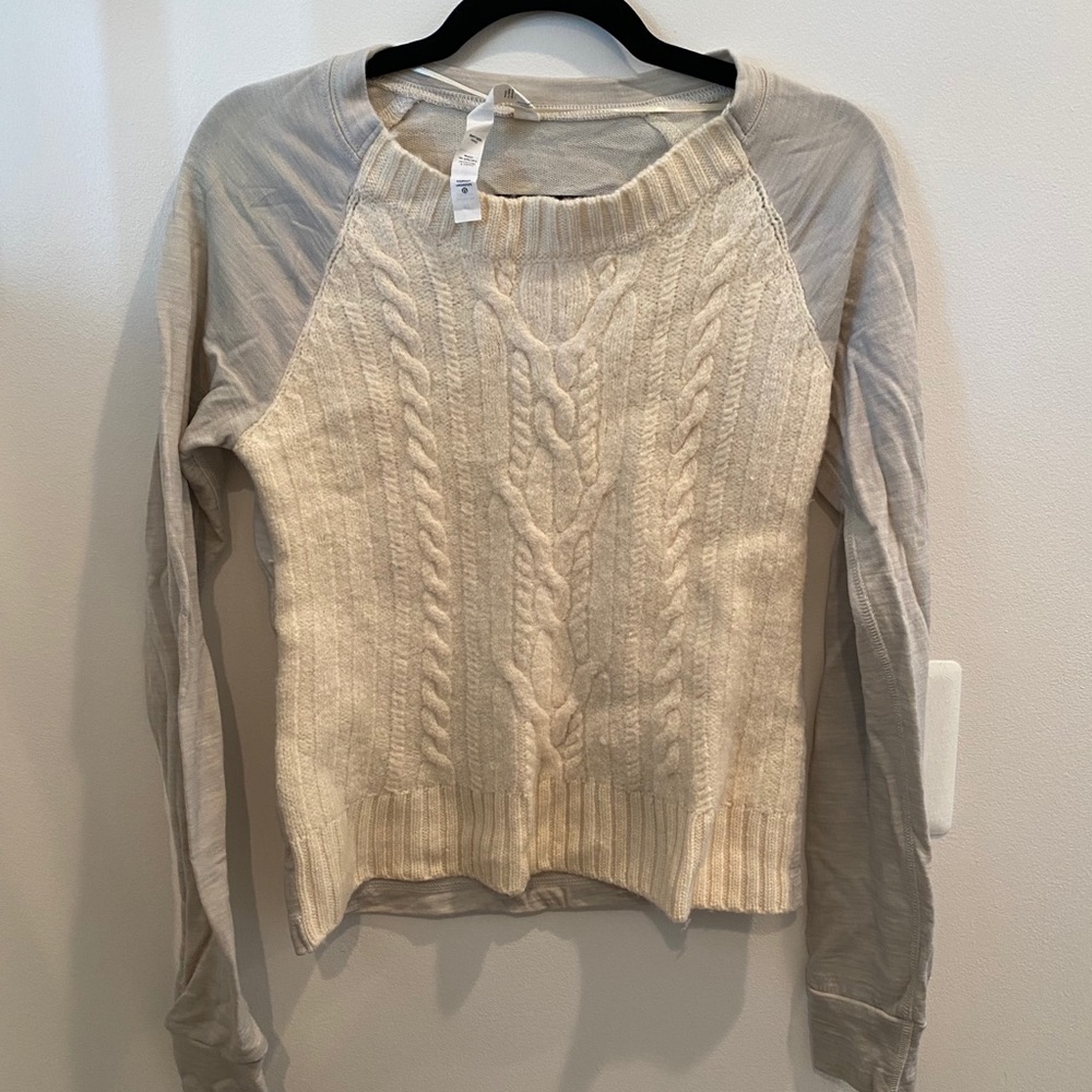 Lulu lemon knit sweater